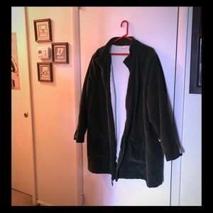 Corduroy Sherpa lined coat